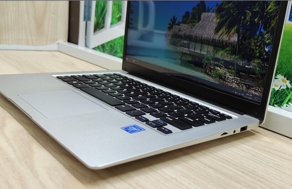 Intel 14 Inch Laptop Windows 10 Pro 6GB LP 128GB SSD 1000G Option Cheap Student Portable Notebook PC Wifi Computer
