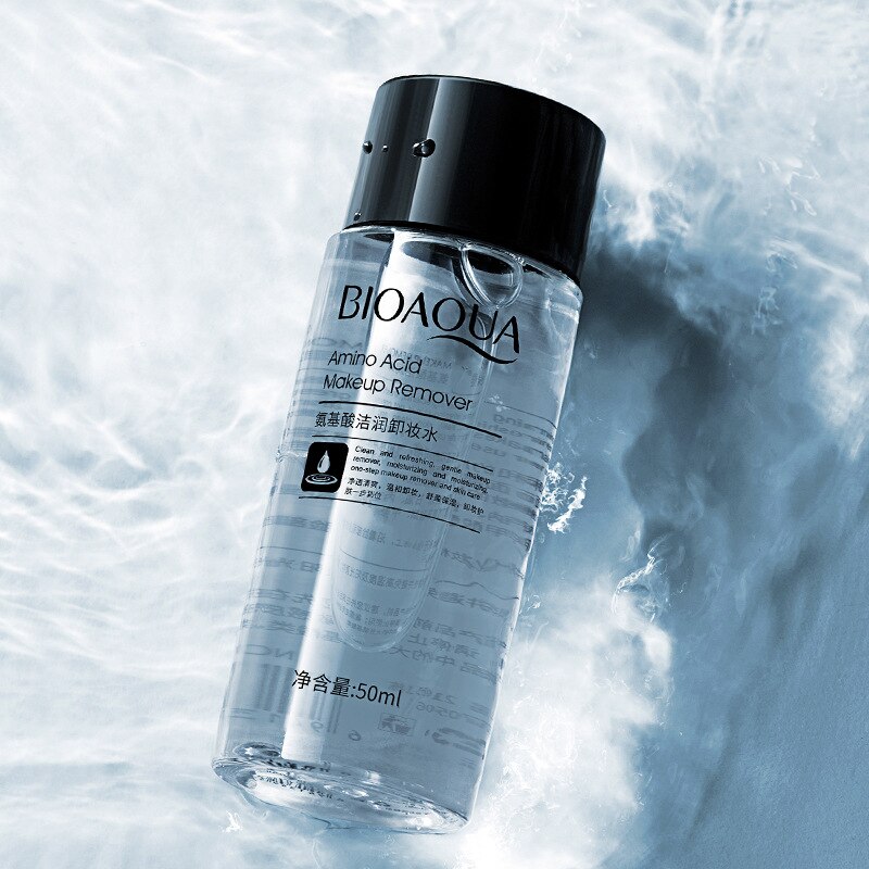 HEALLOR 50ML Portable Makeup Remover cleansing Liquid Water Lip Eye Gentle Care Make-Up Travel Skin Remover Face