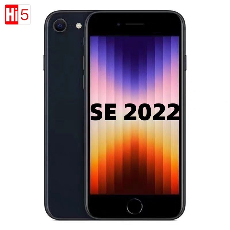 Original Apple iPhone SE 2022 SE3  A15 Bionic Chip 4G RAM 64GB/128GB/256GB ROM 4.7"   12MP Camera Fingerprint  Unlocked Phone