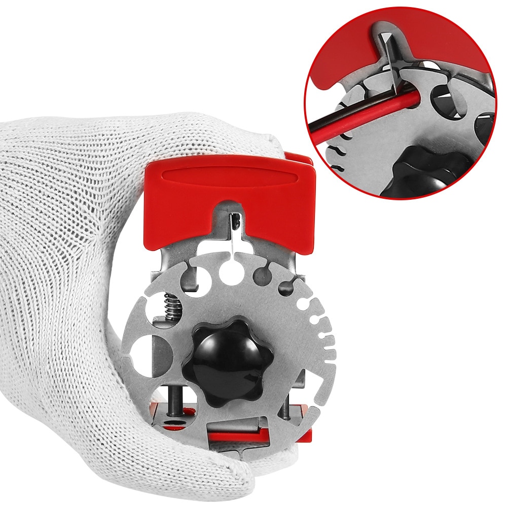 Handheld Copper Wire Stripper Quick Copper Wire Stripping Tool Portable Manual Copper Wire Stripping Machine Cable Stripper Too