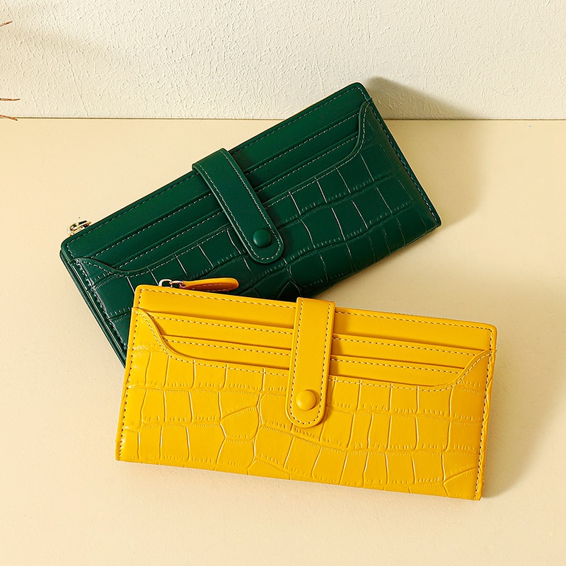 Women's Wallet Long Style Clutch Bag Ladies Card Bag Zipper Design Short Purses Female Money Clips Wallet for Women 2023 New