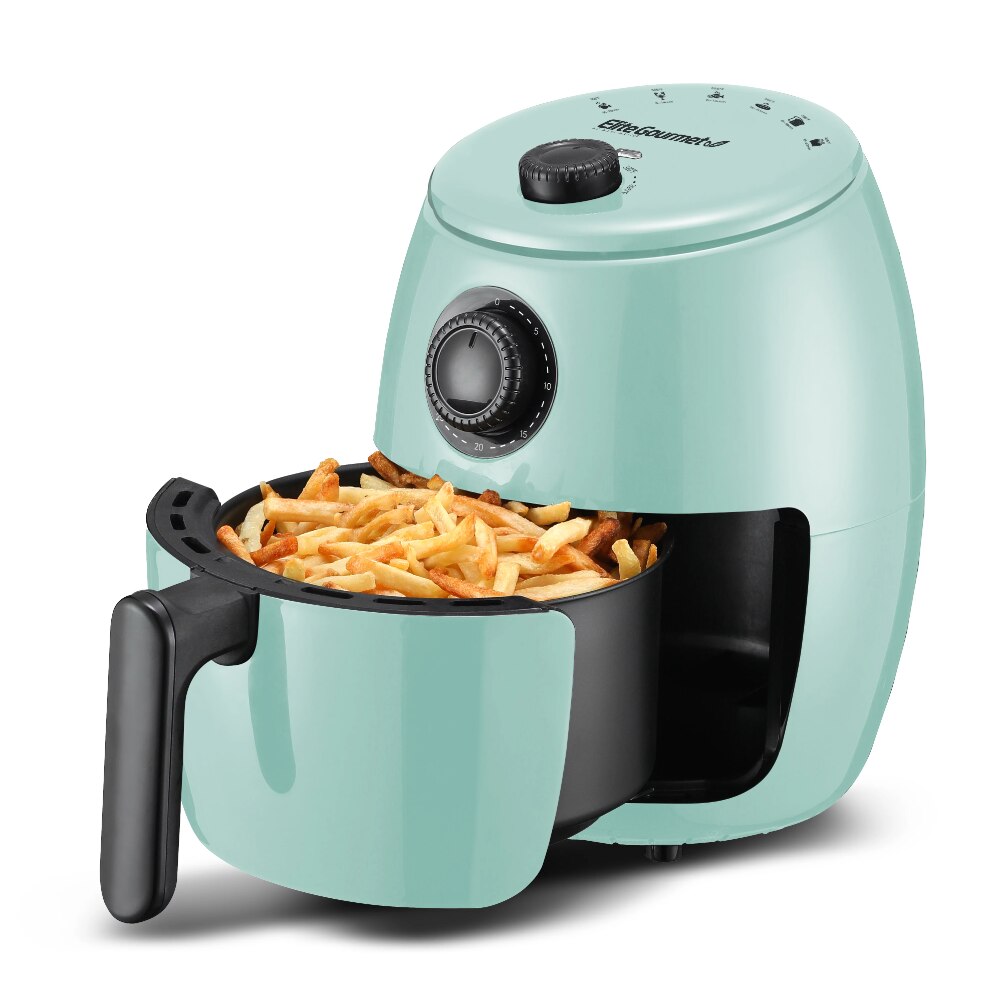 oil-free air fryer Platinum 2.1qt Hot Air Fryer with Adjustable Timer and Temperature EAF-0201BL