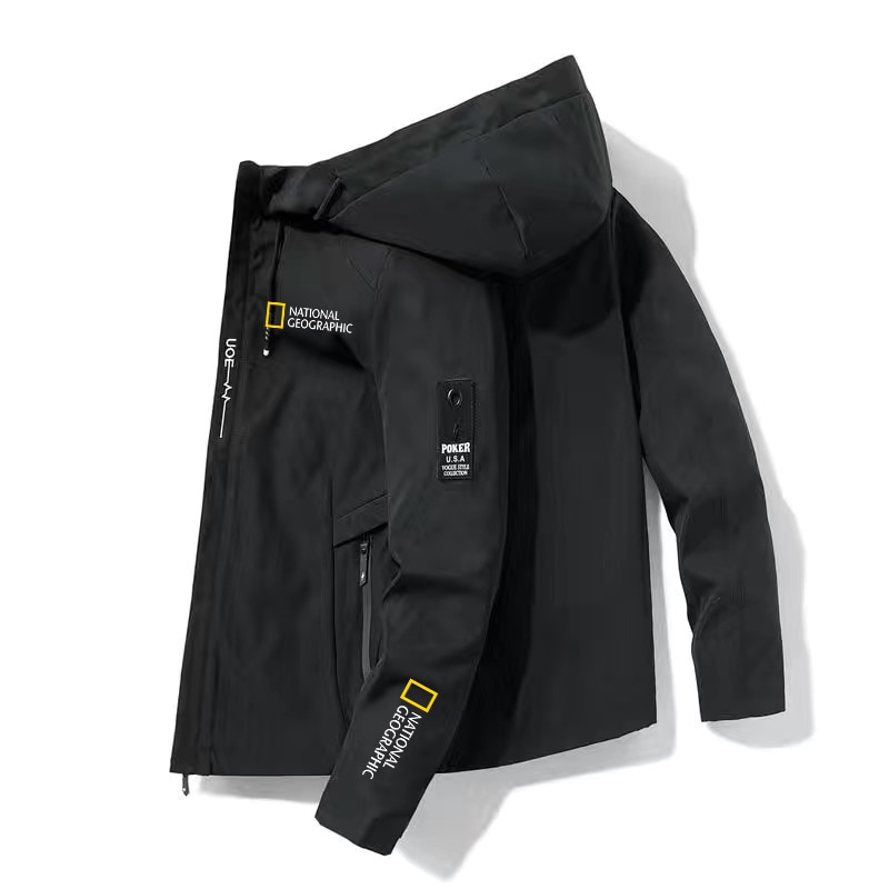 Clothing Outdoor Camping Hiking Jacket 2023New Men's Breathable Waterproof Hoodie Windbreaker Adventure Suit