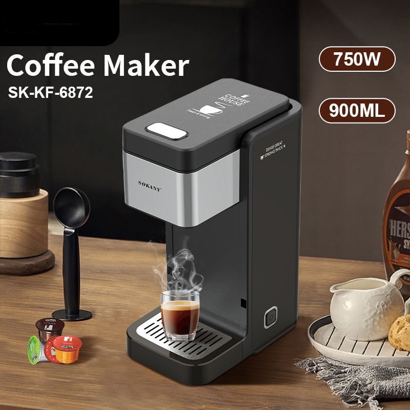 Coffee Machine Brewing Drip Coffee Machine Fancy 900ml Large Capacity Automatic Coffee Machine Drip Kettle