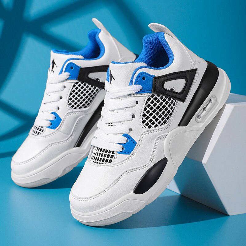 Children White Sneakers Casual Shoes for Boys Leather Comfortable High Quality Running Sports Kids Girls Flat Shoes