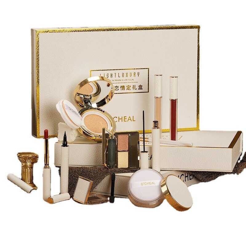 2023 New Perfect Sheepskin Color Makeup 10-piece Gift Box Beauty Makeup Box Birthday Gift Valentine's Day Cosmetics Full Set
