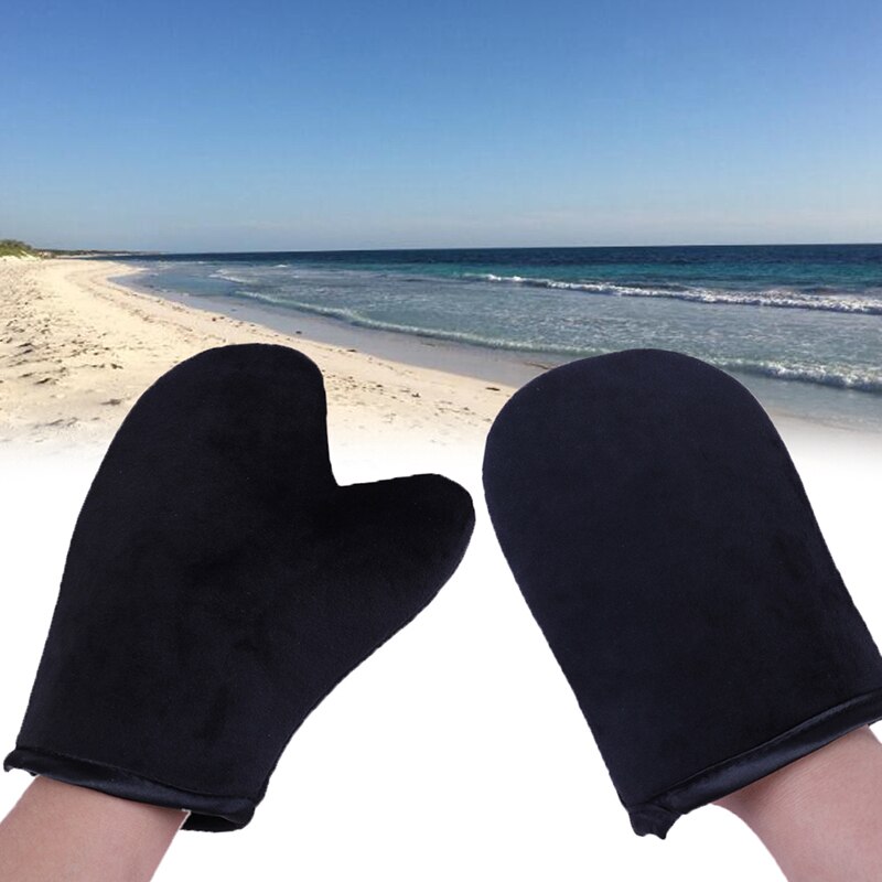 1pc Reusable Body Self Tan Applicator Tanning Gloves Cream Lotion Mousse Body Cleaning Glove Self Tanner