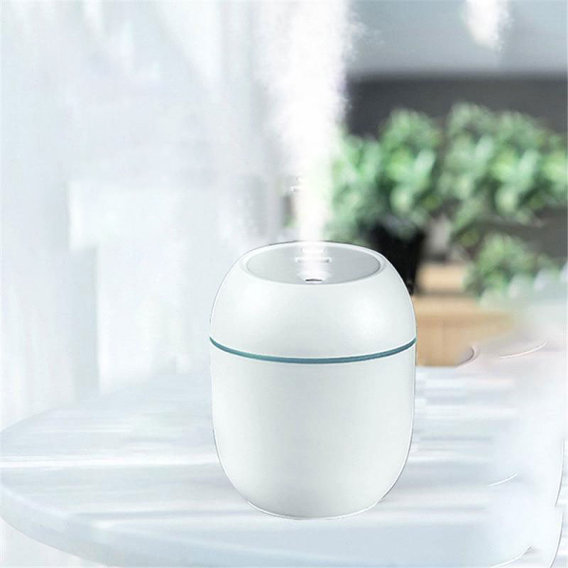 250ML Mini Ultrasonic Air Humidifier Aroma Essential Oil Diffuser For Home Car USB Fogger Mist Maker with LED Night Lamp