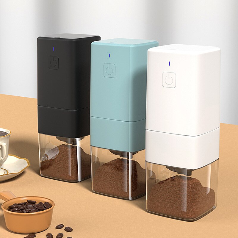 Electric Coffee Grinder Portable Nuts Grains Pepper Coffee Bean Grinder USB Charge Profession Ceramic Grinding Core Grinder Home