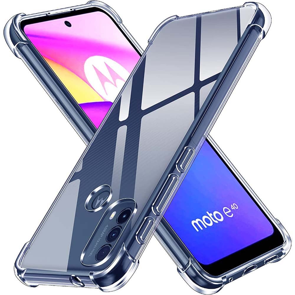 Clear Case For Moto E20 E30 E40 E22 E22i E22s E32 E32s Thick Shockproof Soft Silicone Phone Cover for Motorola E7 Plus E6s 2020