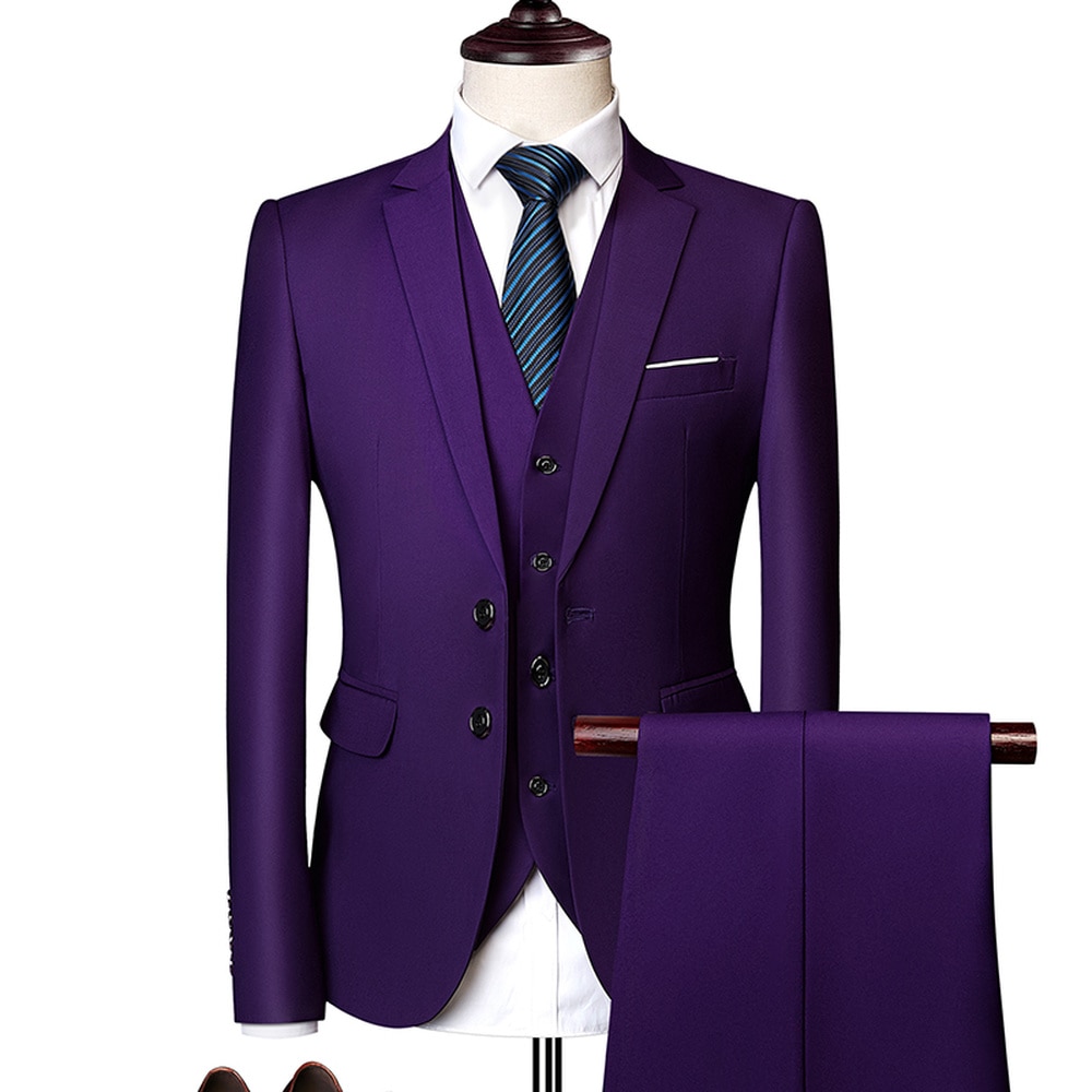 Wonderful Groom Male Wedding Prom Suit Green Slim Fit Tuxedo Mens Formal Business Work Wear Suits 3Pcs Sets (Jacket+Pants+Vest)