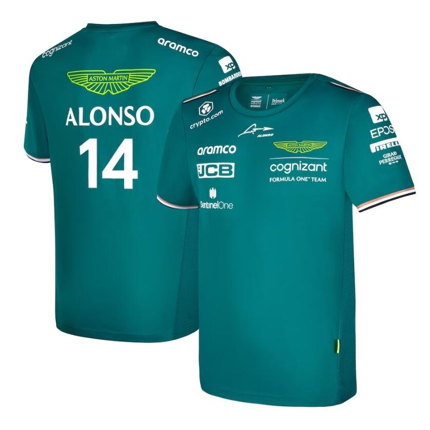 2023 Aston Martin F1 3d Printing T-shirts Mens Womens Sport Fashion O-neck T-shirts Kids T-shirt Tops Formula 1 Racing