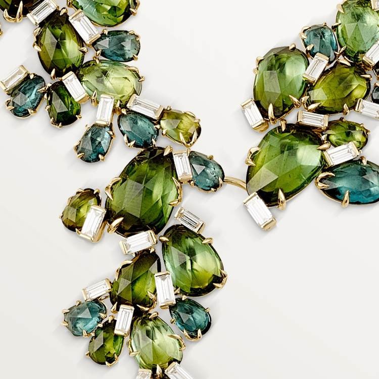 CACTUS DE CARTIER necklace 18K yellow gold